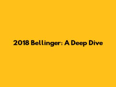 2018 Bellinger: A Deep Dive