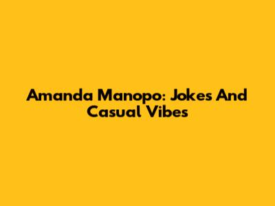 Amanda Manopo: Jokes And Casual Vibes