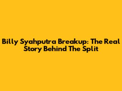 Billy Syahputra Breakup: The Real Story Behind The Split