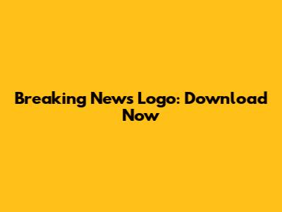 Breaking News Logo: Download Now