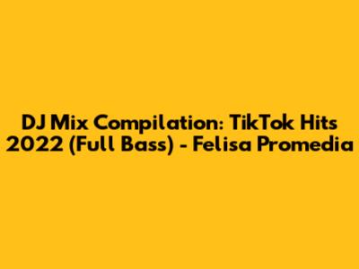 DJ Mix Compilation: TikTok Hits 2022 (Full Bass) - Felisa Promedia