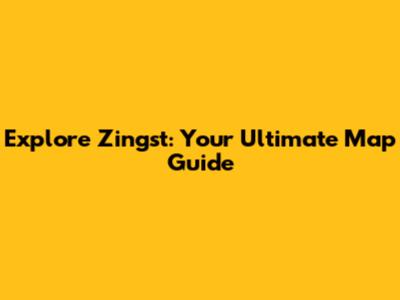 Explore Zingst: Your Ultimate Map Guide