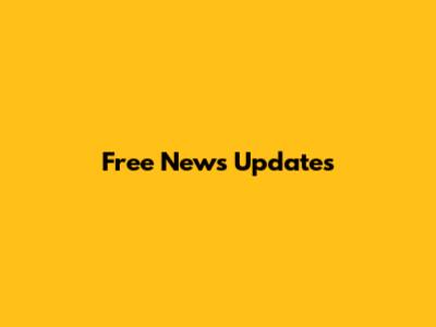 Free News Updates