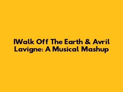 IWalk Off The Earth & Avril Lavigne: A Musical Mashup