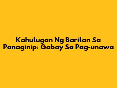 Kahulugan Ng Barilan Sa Panaginip: Gabay Sa Pag-unawa
