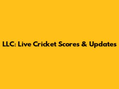 LLC: Live Cricket Scores & Updates