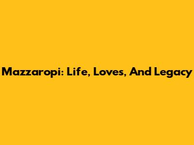 Mazzaropi: Life, Loves, And Legacy