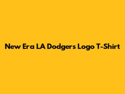 New Era LA Dodgers Logo T-Shirt