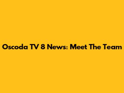 Oscoda TV 8 News: Meet The Team