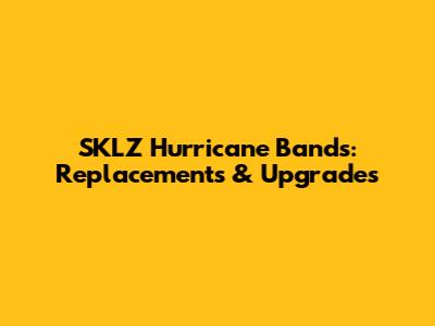 SKLZ Hurricane Bands: Replacements & Upgrades