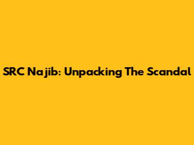 SRC Najib: Unpacking The Scandal