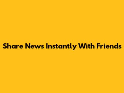 Share News Instantly With Friends