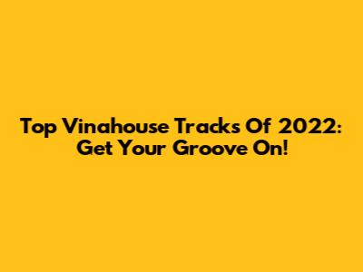 Top Vinahouse Tracks Of 2022: Get Your Groove On!