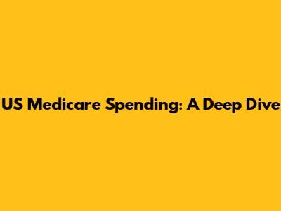 US Medicare Spending: A Deep Dive